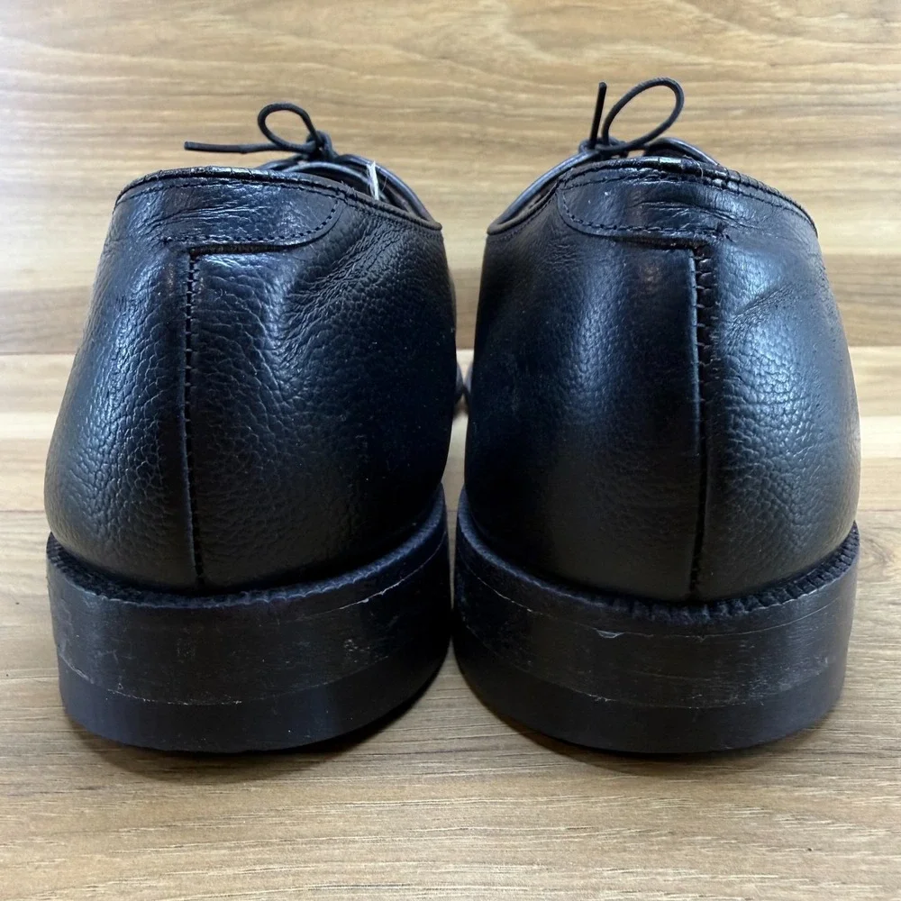 Berkeley Square‎ Custom Grade Mens 11 B/AA Black Leather Dress Shoes Oxfords